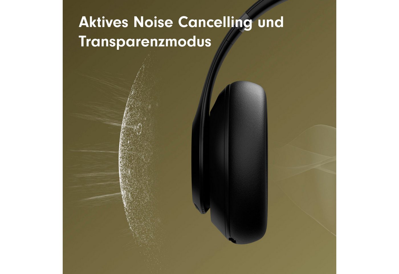 Beats by Dr. Dre Studio Pro Over-Ear-Kopfhörer (Active Noise Cancelling (ANC), Rauschunterdrückung, kompatibel mit Siri, Siri, Bluetooth) – Bild 2 von 5