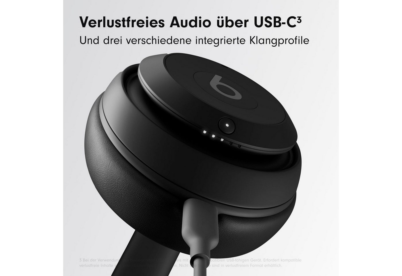 Beats by Dr. Dre Studio Pro Over-Ear-Kopfhörer (Active Noise Cancelling (ANC), Rauschunterdrückung, kompatibel mit Siri, Siri, Bluetooth) – Bild 5 von 5