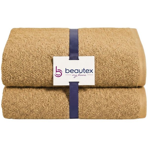 Beautex Handtuch Set, Premium Frottier Sets, 100% Baumwolle 550g/m², Multischlaufen-Optik, Frottier, saugstark, weich, flusenfrei, schnelltrocknend, schadstoffg