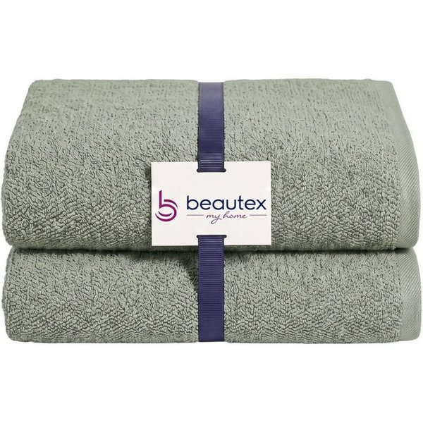 Beautex Handtuch Set, Premium Frottier Sets, 100% Baumwolle 550g/m², Multischlaufen-Optik, Frottier, saugstark, weich, flusenfrei, schnelltrocknend, schadstoffg