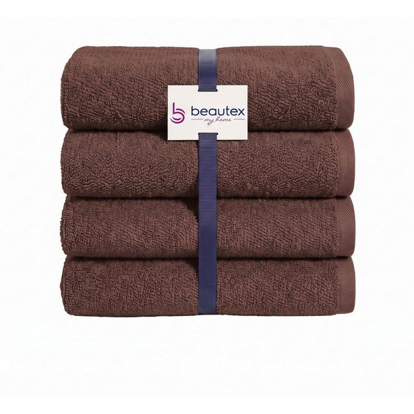Beautex Handtuch Set, Premium Frottier Sets, 100% Baumwolle 550g/m², Multischlaufen-Optik, Frottier, saugstark, weich, flusenfrei, schnelltrocknend, schadstoffg