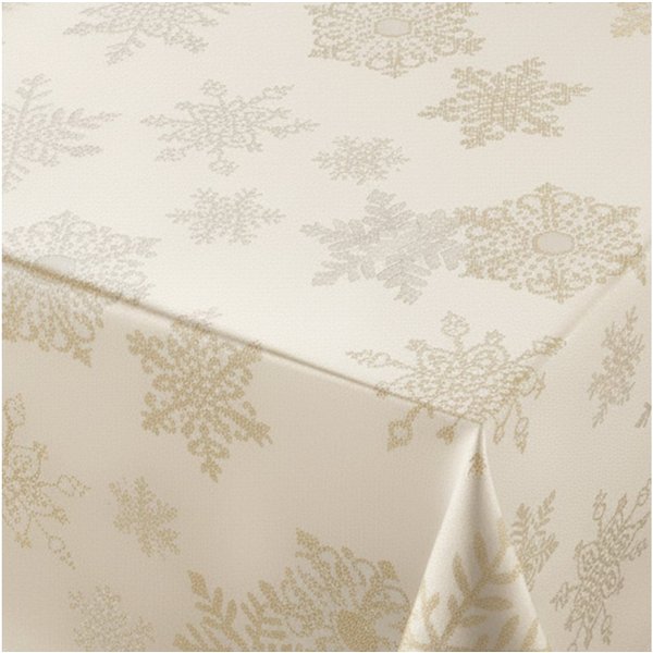 Beautex Tischdecke Lurex Tischdecke Weihnachten, Silber Gold glänzend, Weihnachtstisch (1-tlg)