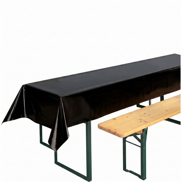 Beautex Tischdecke, Partytischdecke, für Biertischgarnituren, 100x250cm, viele Farben (1-tlg), wasserabweisend, abwaschbar, lebensmittelecht, strapazierfähig