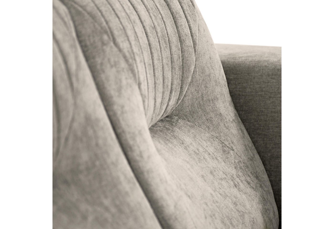 Beautysofa 2-Sitzer VENEZIA modernes Wohnzimmer Sofa, viele modische Farben zur Auswahl, Design Couch mit Metallbeinen – Bild 4 von 5