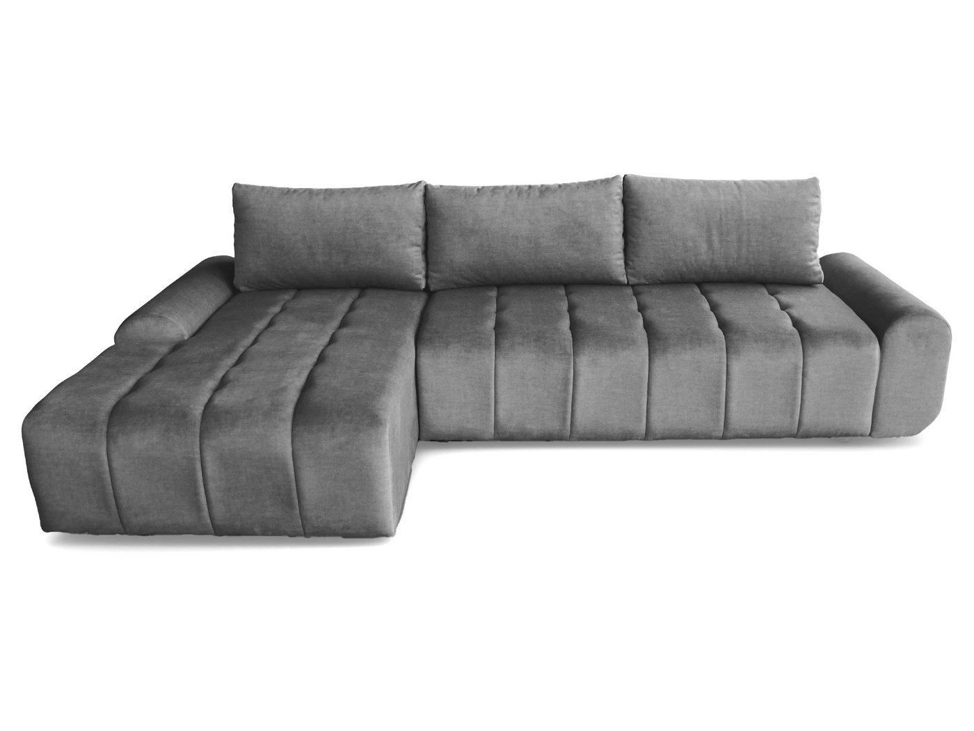 Beautysofa Ecksofa COSTA mit Schlaffunktion & Bettkasten, Liegefläche: 128 × 234 cm, modernes Design – Bild 2 von 5