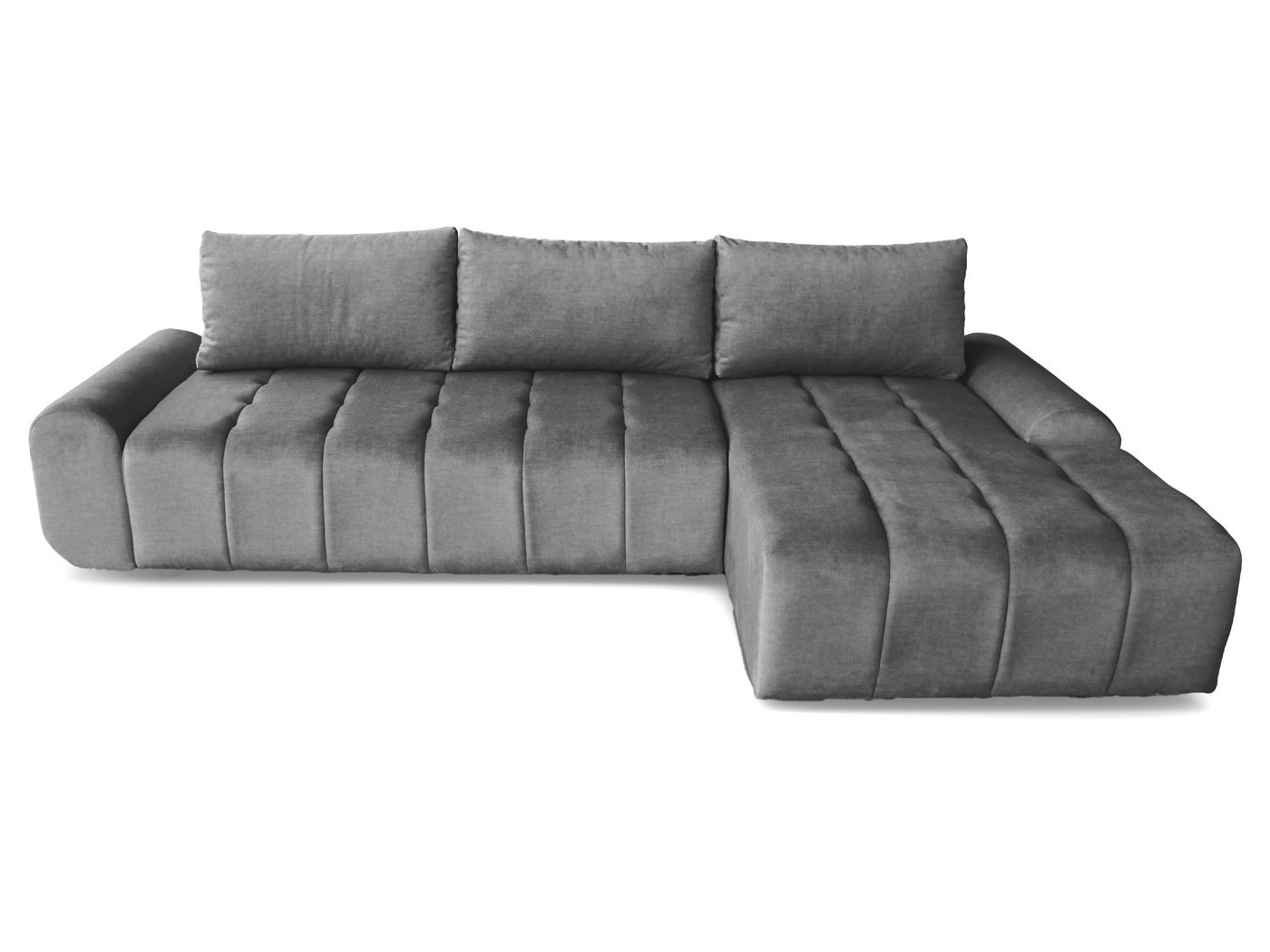 Beautysofa Ecksofa COSTA mit Schlaffunktion & Bettkasten, Liegefläche: 128 × 234 cm, modernes Design – Bild 2 von 5