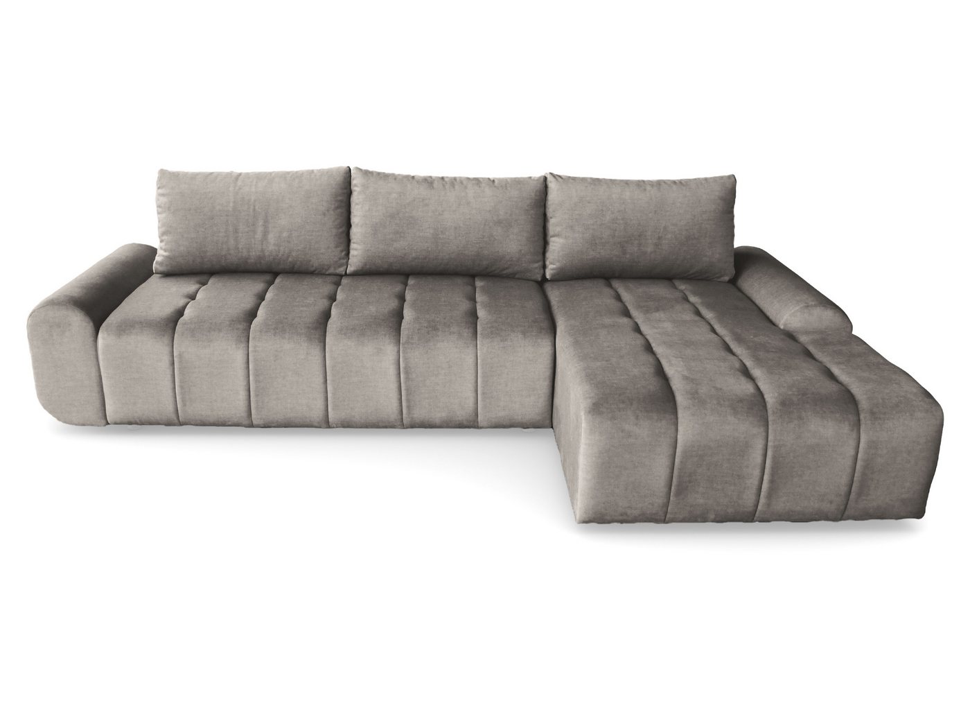 Beautysofa Ecksofa COSTA mit Schlaffunktion & Bettkasten, Liegefläche: 128 × 234 cm, modernes Design – Bild 2 von 5