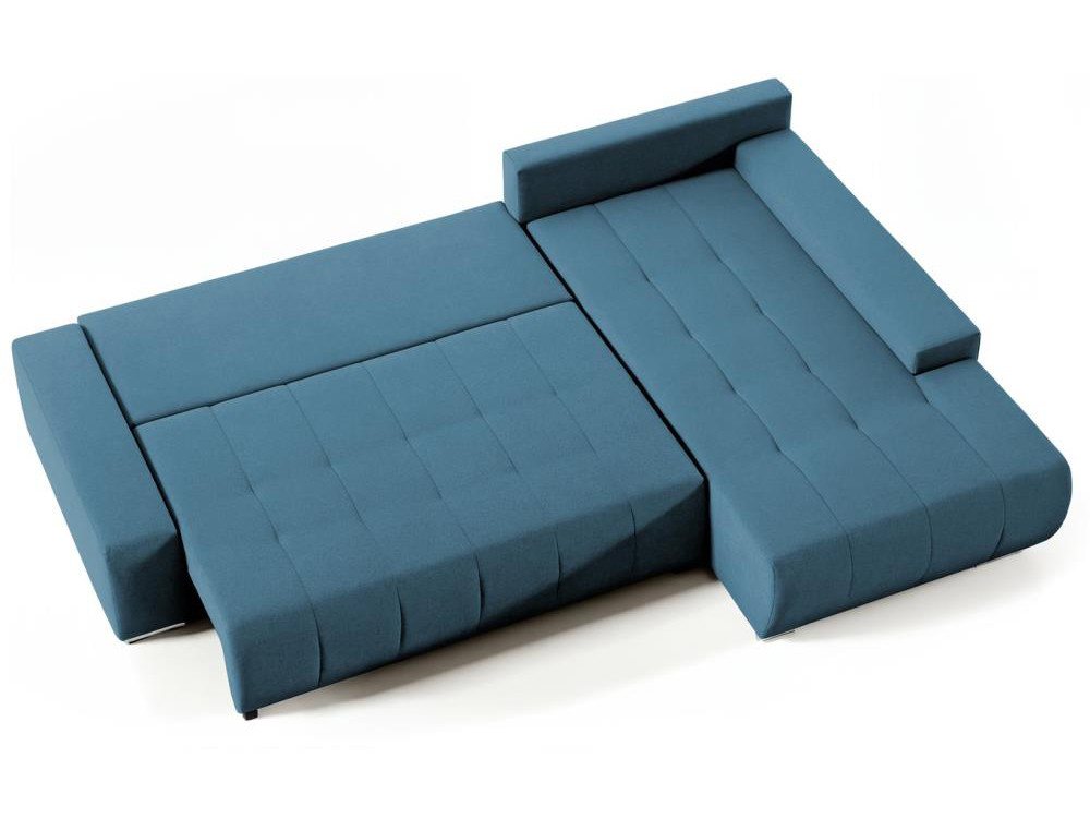 Beautysofa Ecksofa Draco L mit Schlaffunktion, in pflegeleichten Stoffen, Bettkasten – Bild 3 von 5