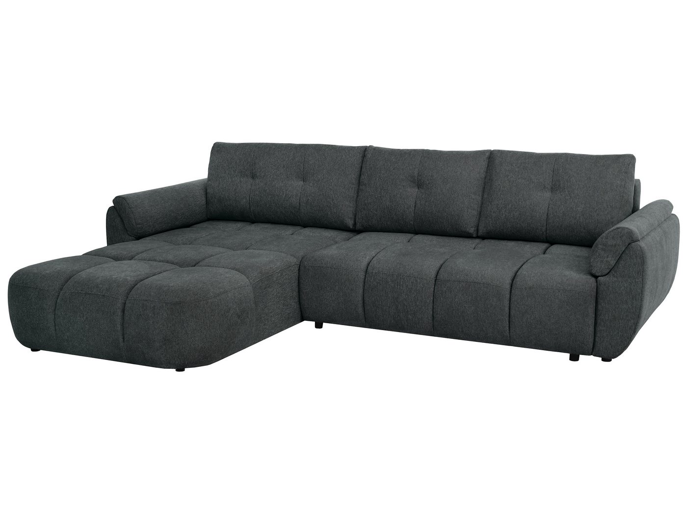 Beautysofa Ecksofa MASSIMO L-Form mit universelle Ottomane, Schlaffunktion, Bettkasten, Schlaffläche: 140 × 236 cm – Bild 2 von 5