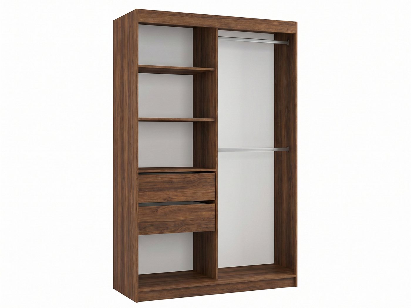 Beautysofa Kleiderschrank MARIO II Breite: 120 oder 240cm, mit Schubladen – Bild 4 von 5