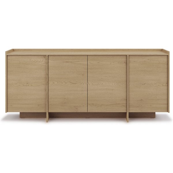 Beautysofa Kommode JUNI mit 4 Türen (Push-to-Open-Funktion, im Japandi-Stil), Breite: 200 cm