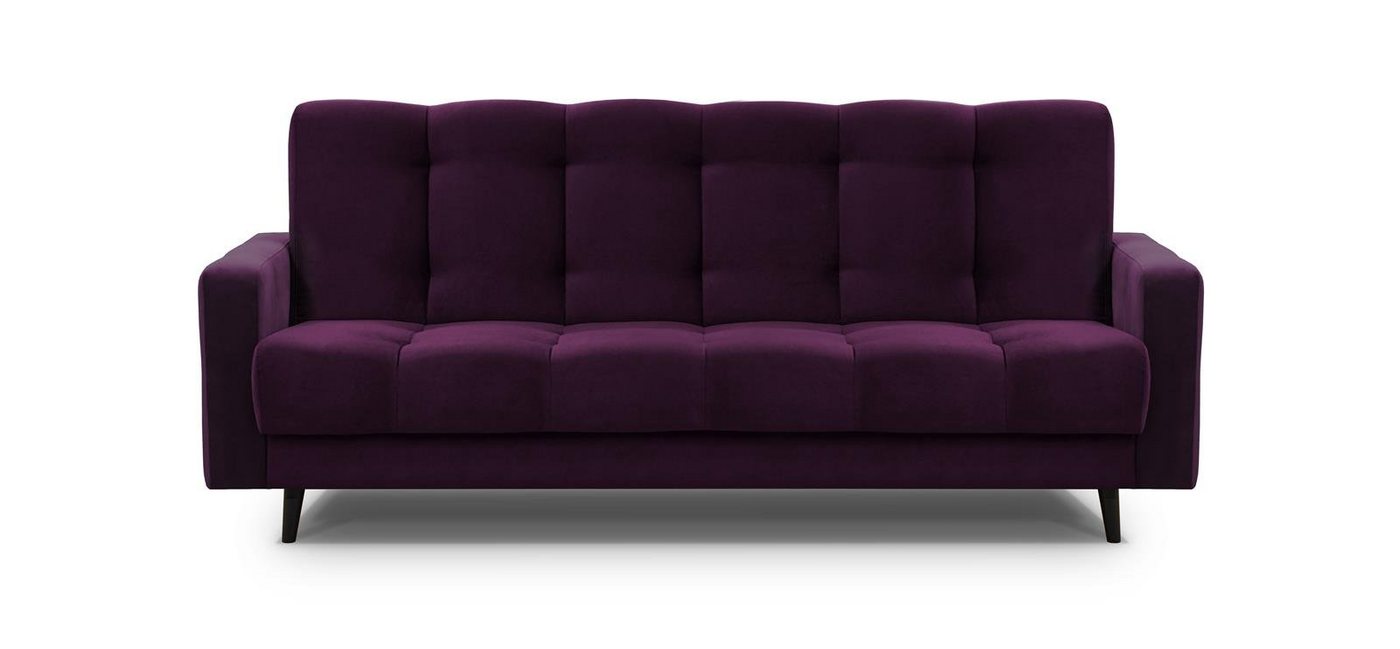Beautysofa Schlafsofa Nancy BIS mit Schlaffunktion und Bettkasten, Bettfunktion – Bild 2 von 5