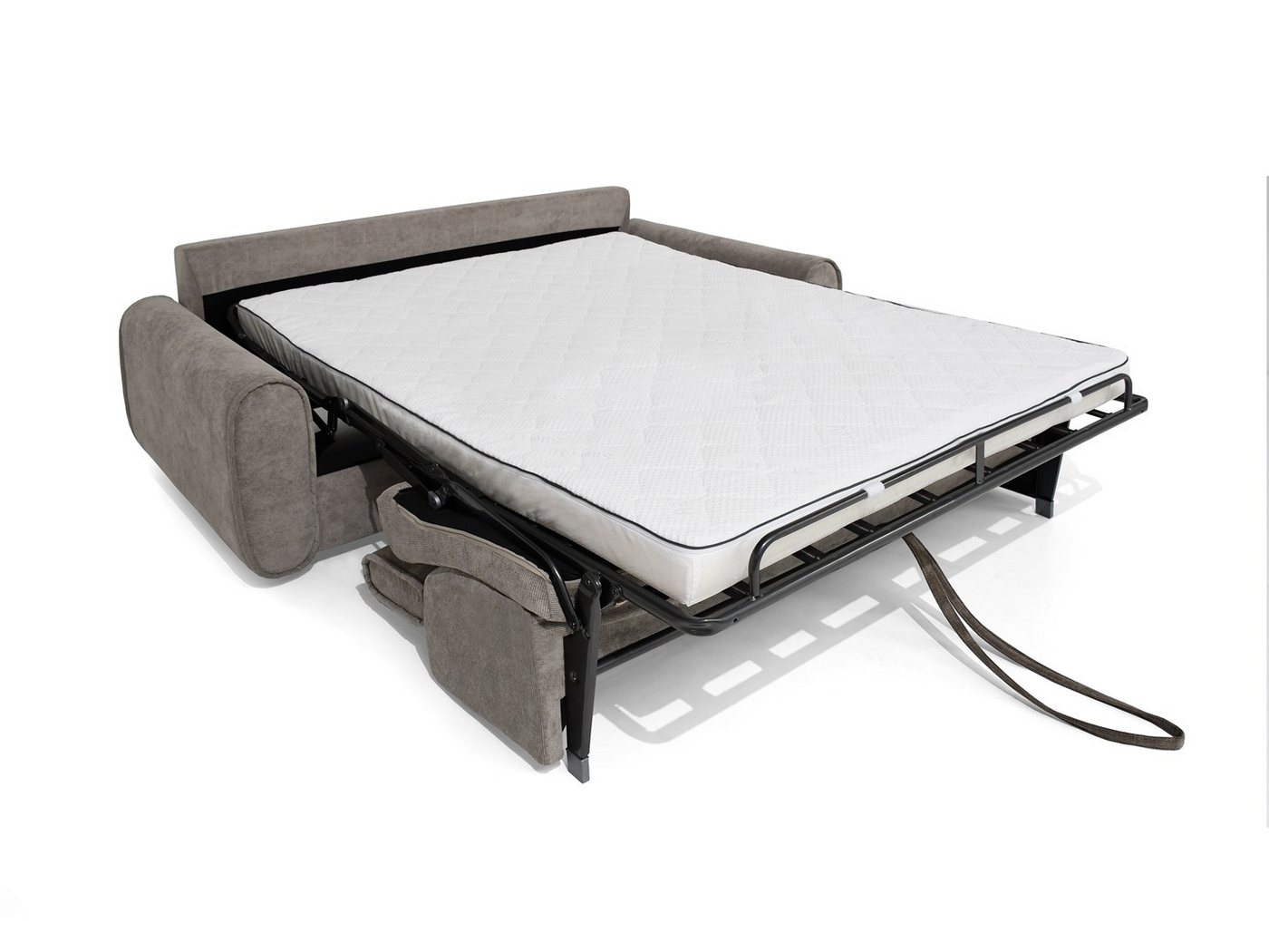 Beautysofa Schlafsofa Pavarti modernes Sofa mit italienischem Klappmechanismus und Matratze, mit Bettkasten, verstellbaren Kopfstützen und Schlaffunktion, in 3  – Bild 3 von 5