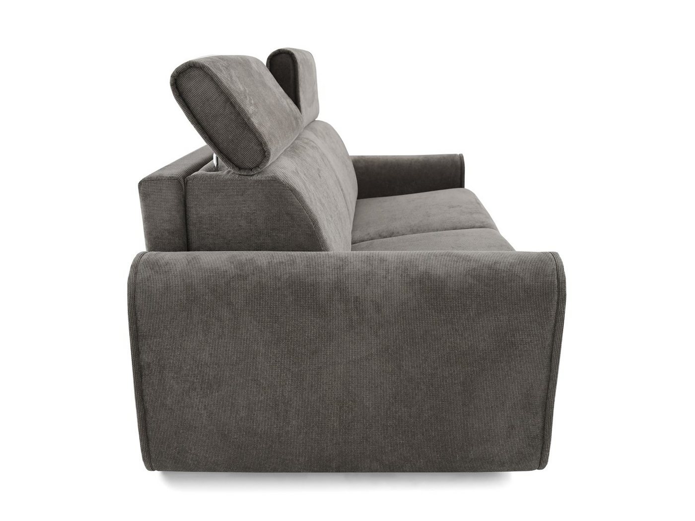 Beautysofa Schlafsofa Pavarti modernes Sofa mit italienischem Klappmechanismus und Matratze, mit Bettkasten, verstellbaren Kopfstützen und Schlaffunktion, in 3  – Bild 5 von 5