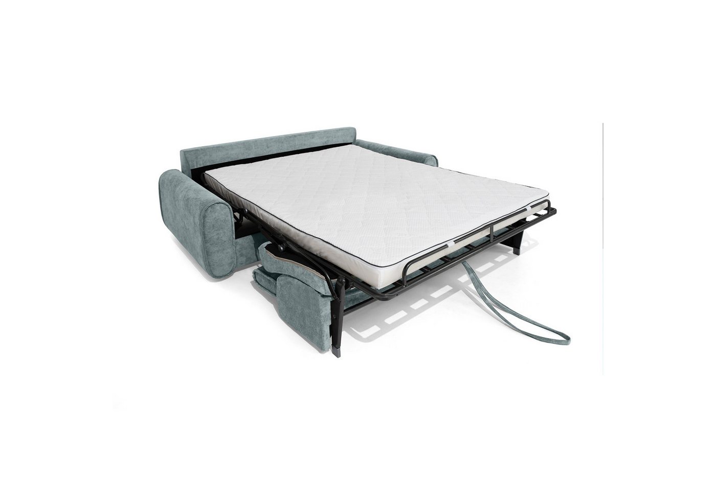Beautysofa Schlafsofa Pavarti modernes Sofa mit italienischem Klappmechanismus und Matratze, mit Bettkasten, verstellbaren Kopfstützen und Schlaffunktion, in 3  – Bild 3 von 5