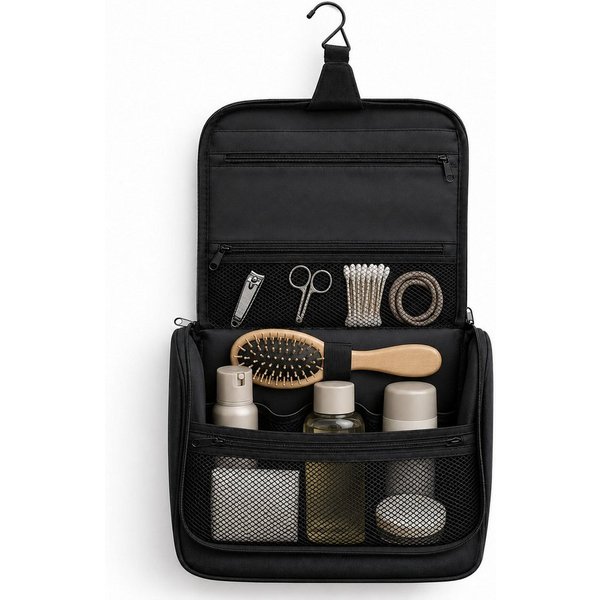 BEAZZ Kulturbeutel Kulturtasche Herren groß - Kulturbeutel zum Aufhängen - Waschtasche