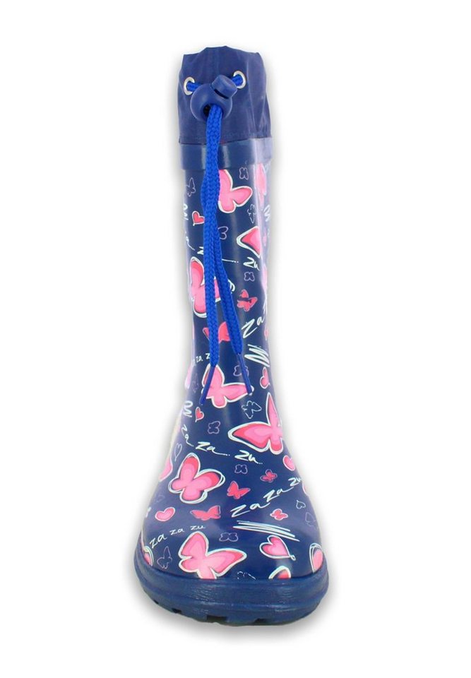 Beck Gummisitefel Blue Summer Gummistiefel (wasserdichter, schmaler Stiefel, für trockene Füße bei Regen und Matschwetter) herausnehmbare Einlegesohle, weicher  – Bild 3 von 5