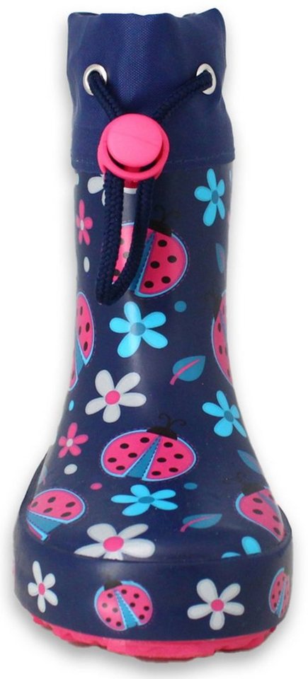 Beck Kleinkinder Gummistiefel Glückskäfer mit Warmfutter Gummistiefel (perfekt für kleinere Kinder) Wasserdicht, Aus Naturkautschuk mit sehr flexibler Laufsohle – Bild 4 von 5