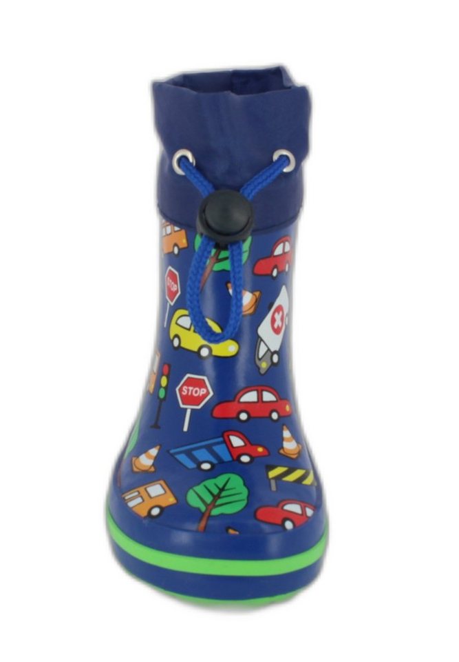Beck Kleinkinder Gummistiefel Traffic mit Warmfutter Gummistiefel (für Jungs, für warme Füße bei Nässe und Kälte) wasserdicht, aus Naturkautschuk, leichte flexi – Bild 4 von 5