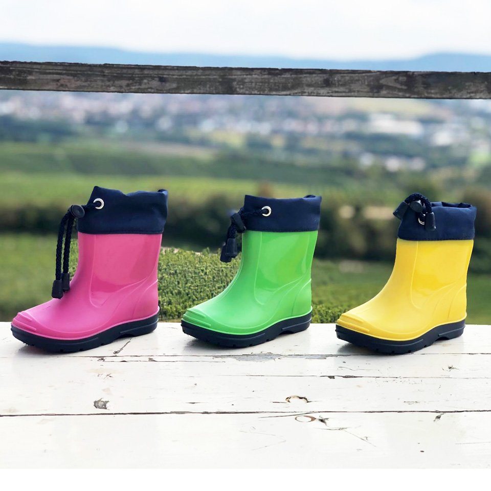 Beck Kleinkinder Regenstiefel Basic Gummistiefel (für Mädchen und Jungs, in vielen Farben und Größen erhältlich) wasserdicht, Schmale Passform, Kurzschaft für s – Bild 2 von 5