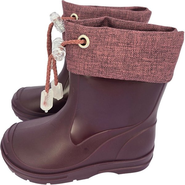 Beck Kleinkinder Regenstiefel Basic mit leichtem Warmfutter Gummistiefel