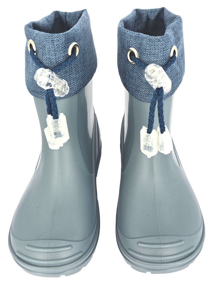 Beck Kleinkinder Regenstiefel Basic mit leichtem Warmfutter Gummistiefel – Bild 2 von 5