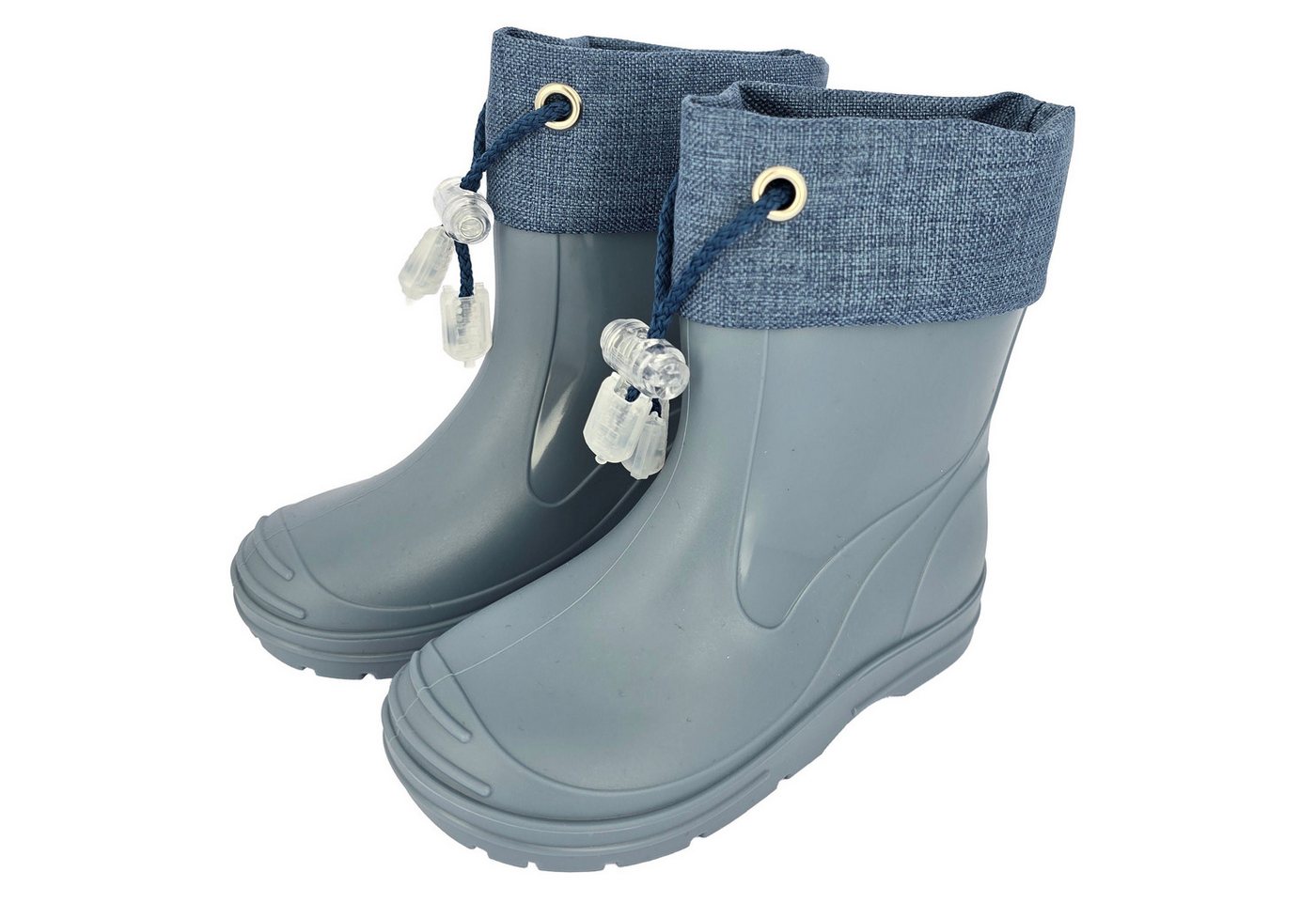 Beck Kleinkinder Regenstiefel Basic mit leichtem Warmfutter Gummistiefel – Bild 4 von 5
