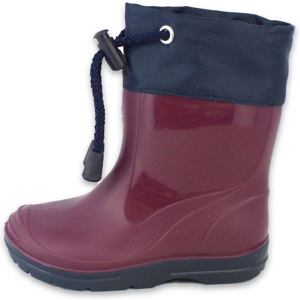 Beck Kleinkinder Regenstiefel Basic mit leichtem Warmfutter Gummistiefel (für Jungen und Mädchen, für warme Füße bei Nässe und Kälte) wasserdicht, mit Kurzschaf