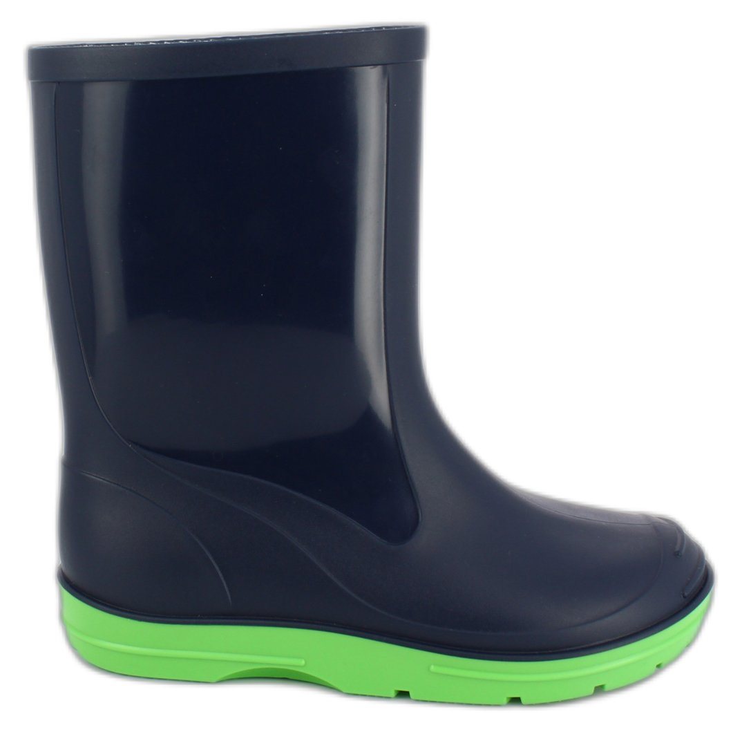 Beck Regenstiefel Basic Gummistiefel (für Mädchen und Jungen, in vielen Farben und Größen verfügbar) schmaler Schlupf-Stiefel, herausnehmbare Innensohle – Bild 3 von 5