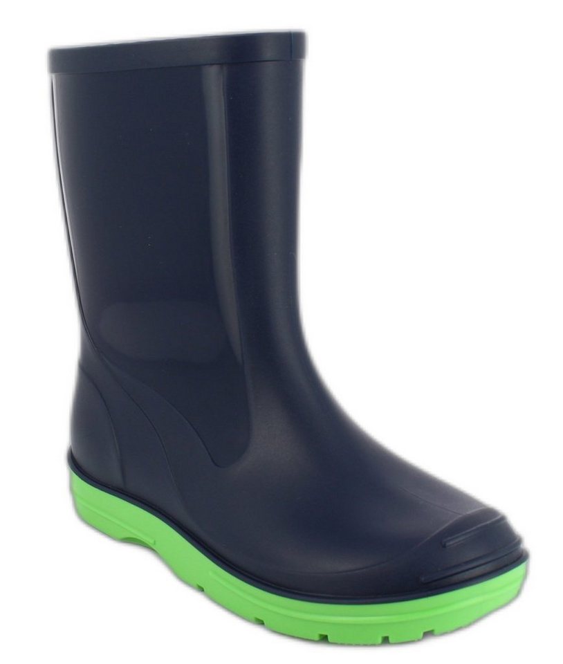 Beck Regenstiefel Basic Gummistiefel (für Mädchen und Jungen, in vielen Farben und Größen verfügbar) schmaler Schlupf-Stiefel, herausnehmbare Innensohle – Bild 4 von 5