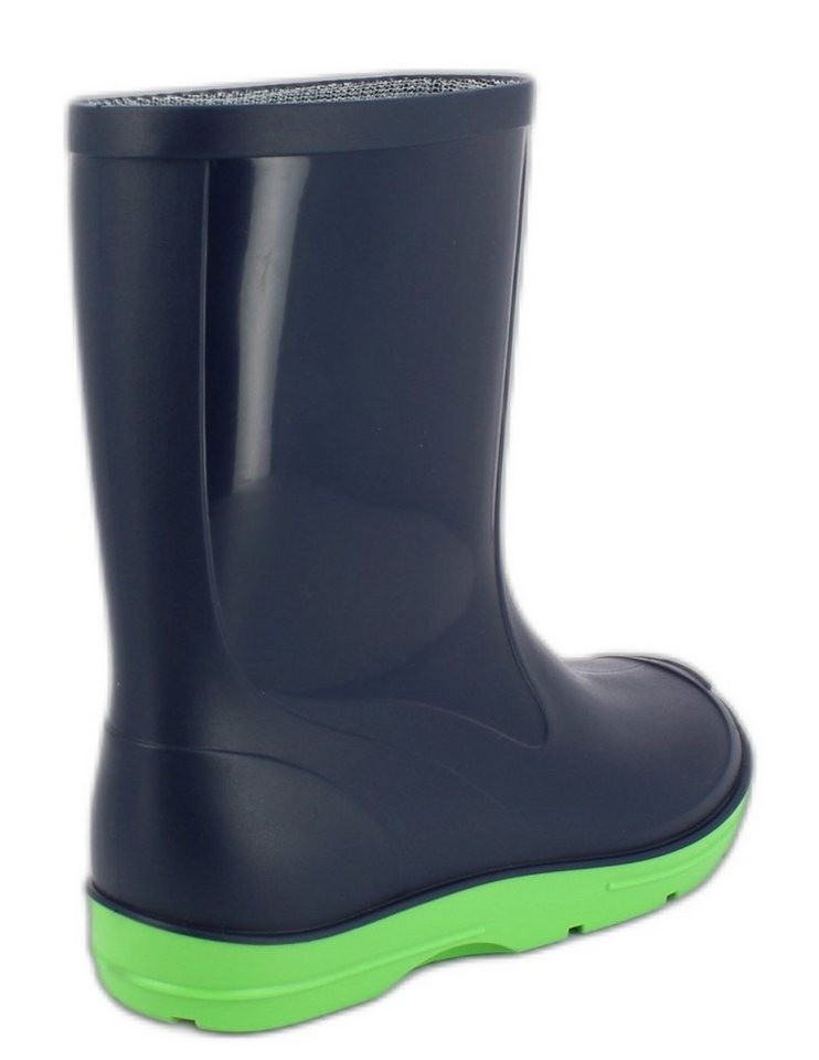 Beck Regenstiefel Basic Gummistiefel (für Mädchen und Jungen, in vielen Farben und Größen verfügbar) schmaler Schlupf-Stiefel, herausnehmbare Innensohle – Bild 5 von 5