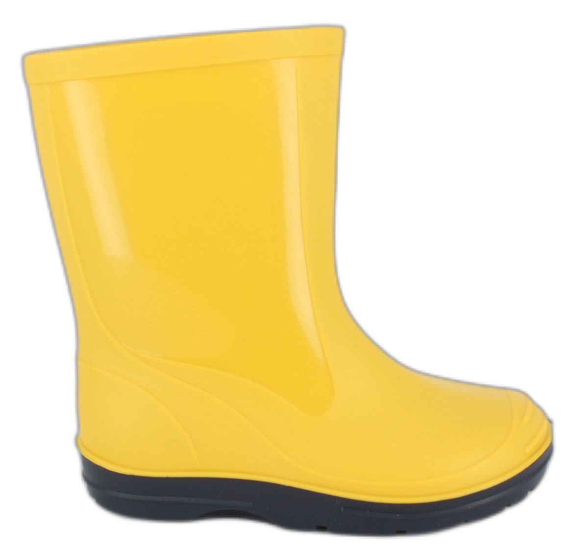 Beck Regenstiefel Basic Gummistiefel (für Mädchen und Jungen, in vielen Farben und Größen verfügbar) schmaler Schlupf-Stiefel, herausnehmbare Innensohle – Bild 3 von 5