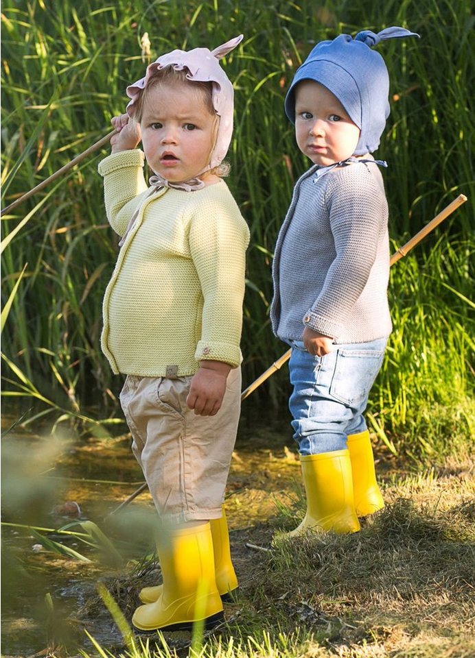 Beck Regenstiefel Basic Gummistiefel (für Mädchen und Jungen, in vielen Farben und Größen verfügbar) schmaler Schlupf-Stiefel, herausnehmbare Innensohle – Bild 4 von 5