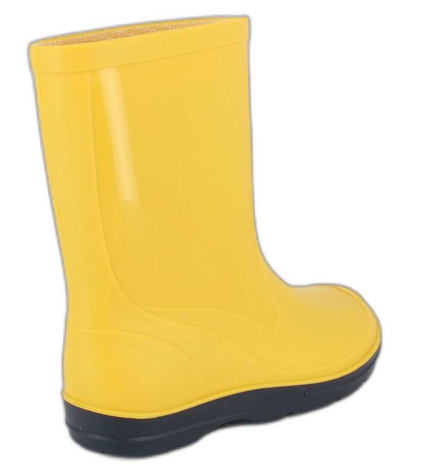 Beck Regenstiefel Basic Gummistiefel (für Mädchen und Jungen, in vielen Farben und Größen verfügbar) schmaler Schlupf-Stiefel, herausnehmbare Innensohle – Bild 5 von 5