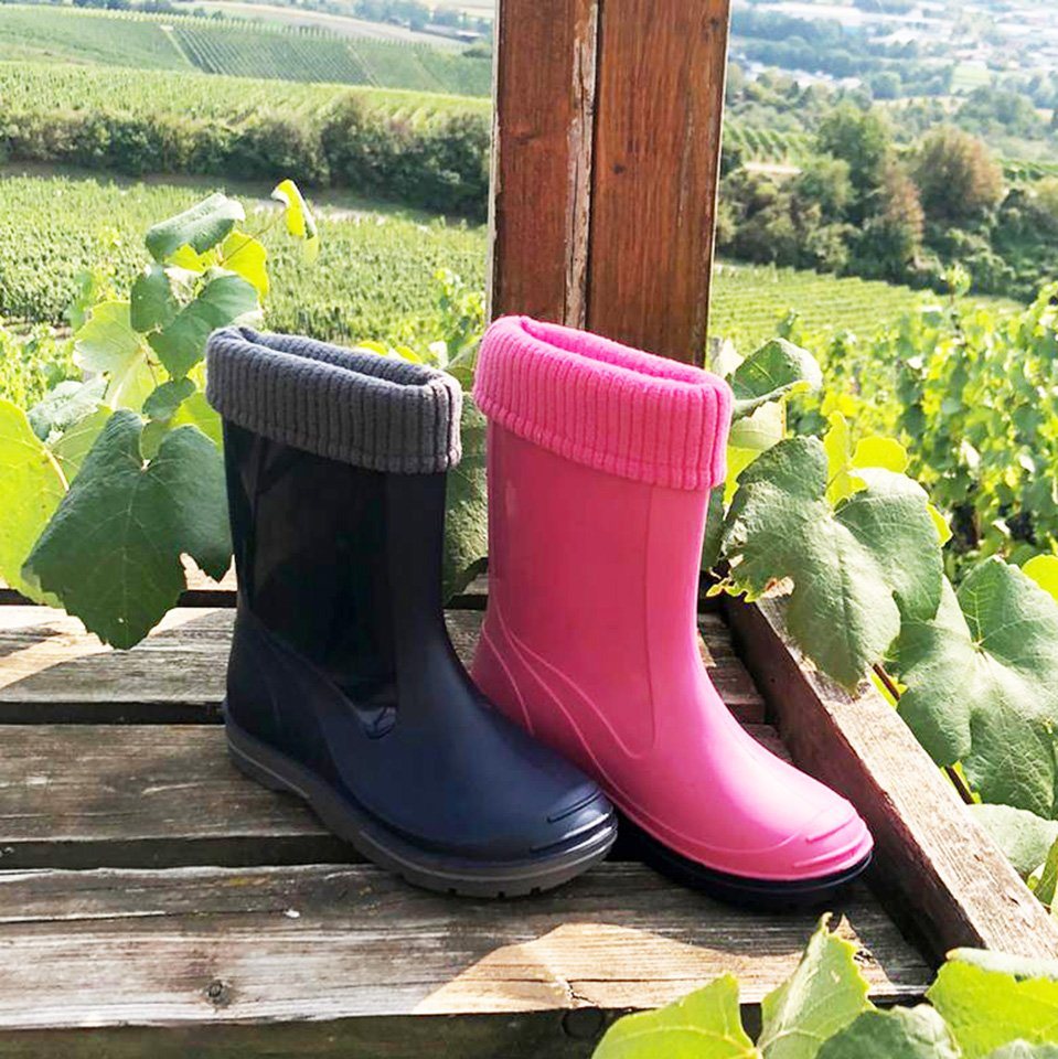 Beck Regenstiefel Basic mit herausnehmbarem Warmfutter Gummistiefel (für Mädchen und Jungen, für warme Füße bei Nässe und Kälte) im Herbst kaufen - im Frühjahr  – Bild 2 von 5