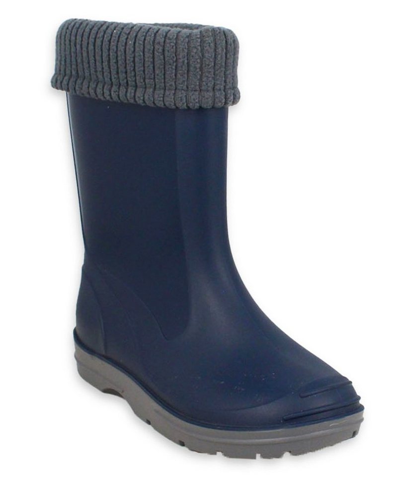 Beck Regenstiefel Basic mit herausnehmbarem Warmfutter Gummistiefel (für Mädchen und Jungen, für warme Füße bei Nässe und Kälte) im Herbst kaufen - im Frühjahr  – Bild 3 von 5