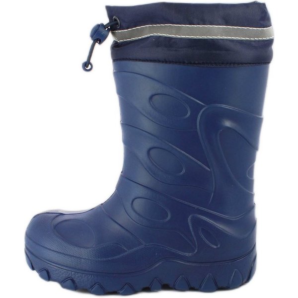 Beck Regenstiefel Basic mit Warmfutter - super leicht Gummistiefel (für Mädchen und Jungs, für warme Füße bei Nässe und Kälte) wasserdicht, sehr kuscheliges War