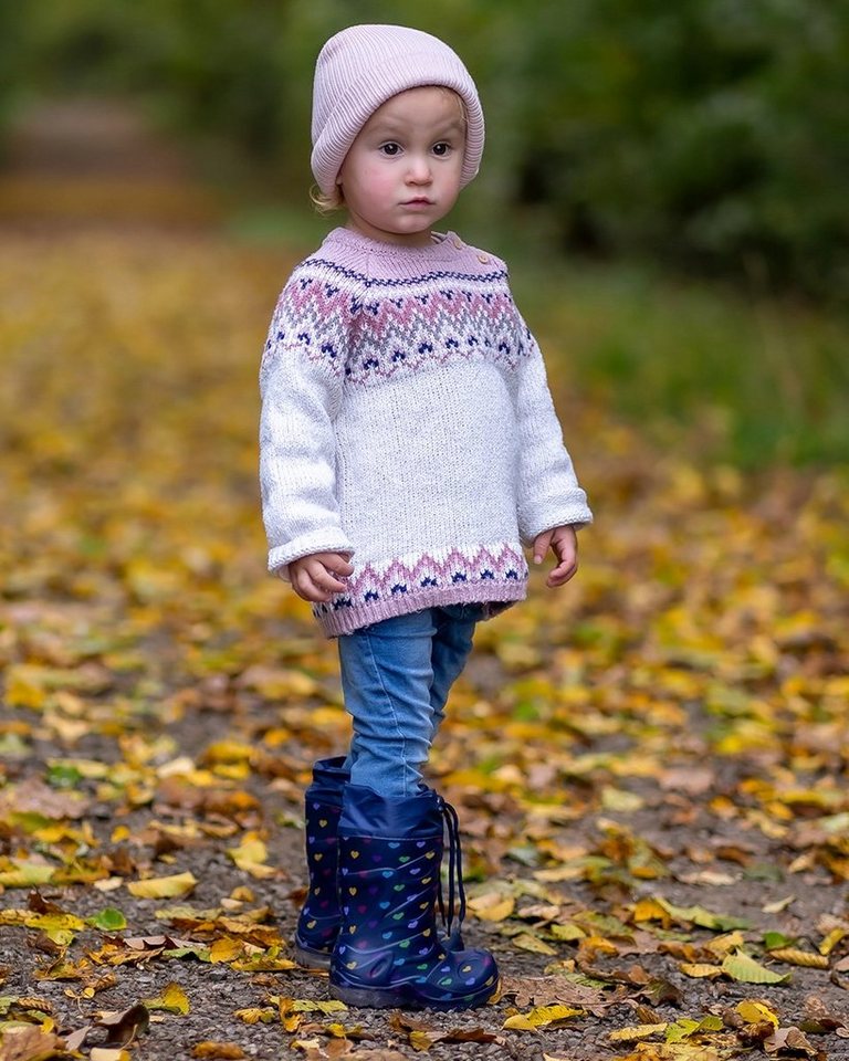 Beck Regenstiefel Blinking Hearts mit Warmfutter Gummistiefel (für Mädchen, kuscheliges Warmfutter, für warme Füße bei Nässe und Kälte) wasserdicht, Blinksohlen – Bild 2 von 5