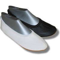 Beck Schläppchen aus Kunstleder, Gummisohle Gymnastikschuh (sehr robustes veganes Kunstleder, Gr. 23-48 erhältlich) rutschfeste Gummi-Laufsohle