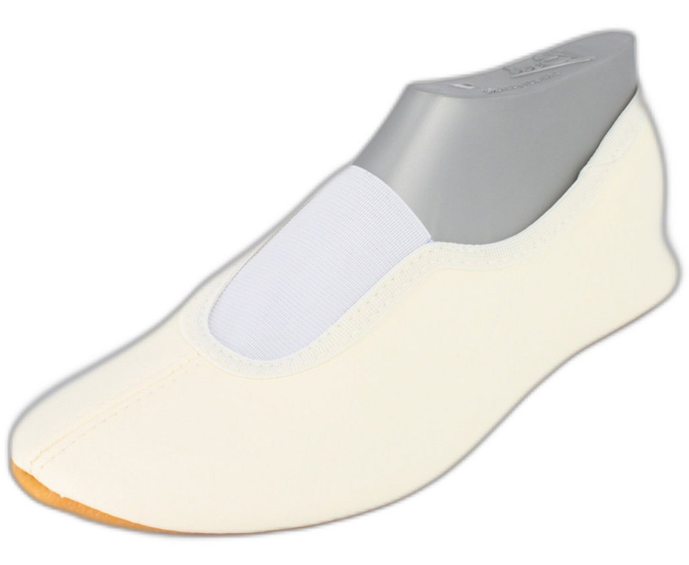 Beck Schläppchen aus Kunstleder mit Ristgummi, Gummisohle Gymnastikschuh (sehr robuste Materialien, für Sport, Kita oder als Hausschuhe geeignet) rutschfeste La – Bild 2 von 5