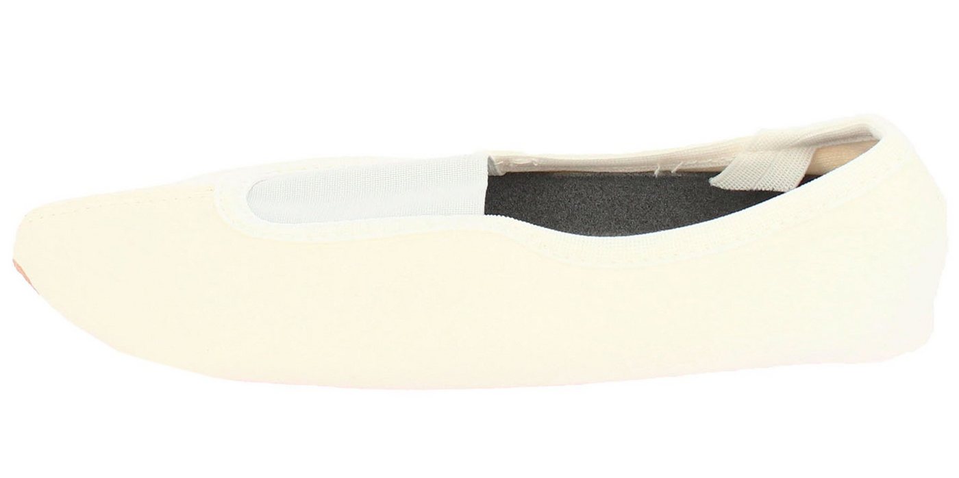 Beck Schläppchen aus Kunstleder mit Ristgummi, Gummisohle Gymnastikschuh (sehr robuste Materialien, für Sport, Kita oder als Hausschuhe geeignet) rutschfeste La – Bild 5 von 5