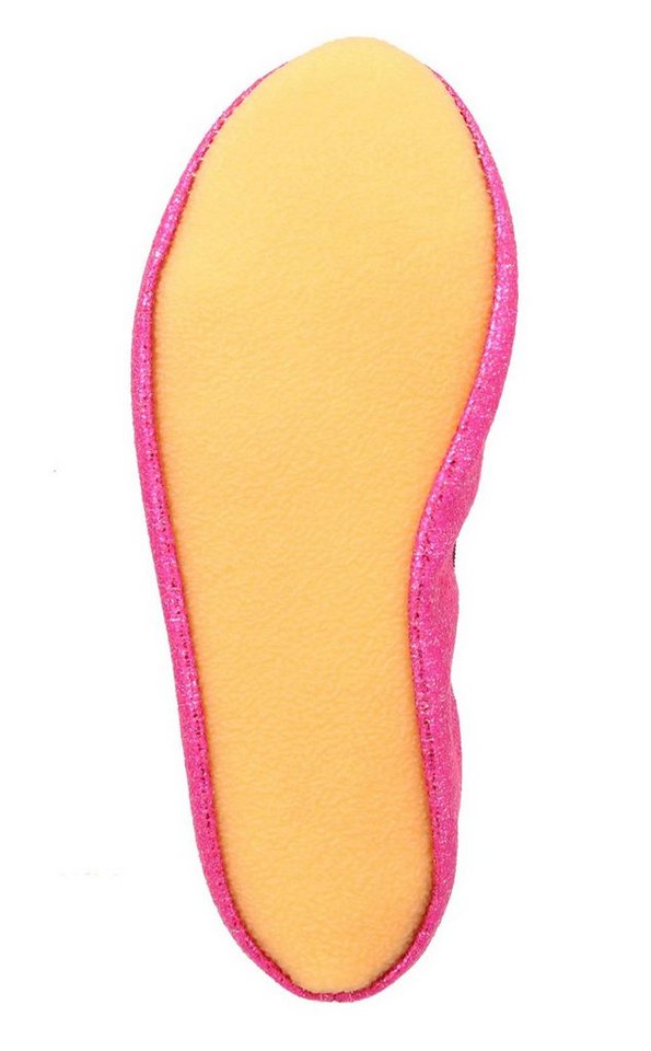 Beck Schläppchen Basic Glitzer Gymnastikschuh (bis Gr. 42 erhältlich, für Sport und Zuhause) mit rutschfester Gummi-Laufsohle – Bild 3 von 5