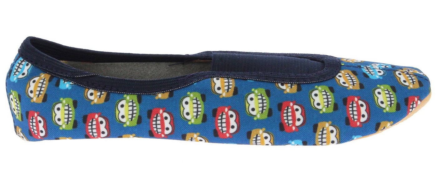 Beck Schläppchen Buzzer mit Ristgummi Gymnastikschuh (Barfußschuhe, für schmale Füße und kleine Kinder besonders geeignet, ab Gr. 18/19 verfügbar) atmungsaktive – Bild 4 von 5