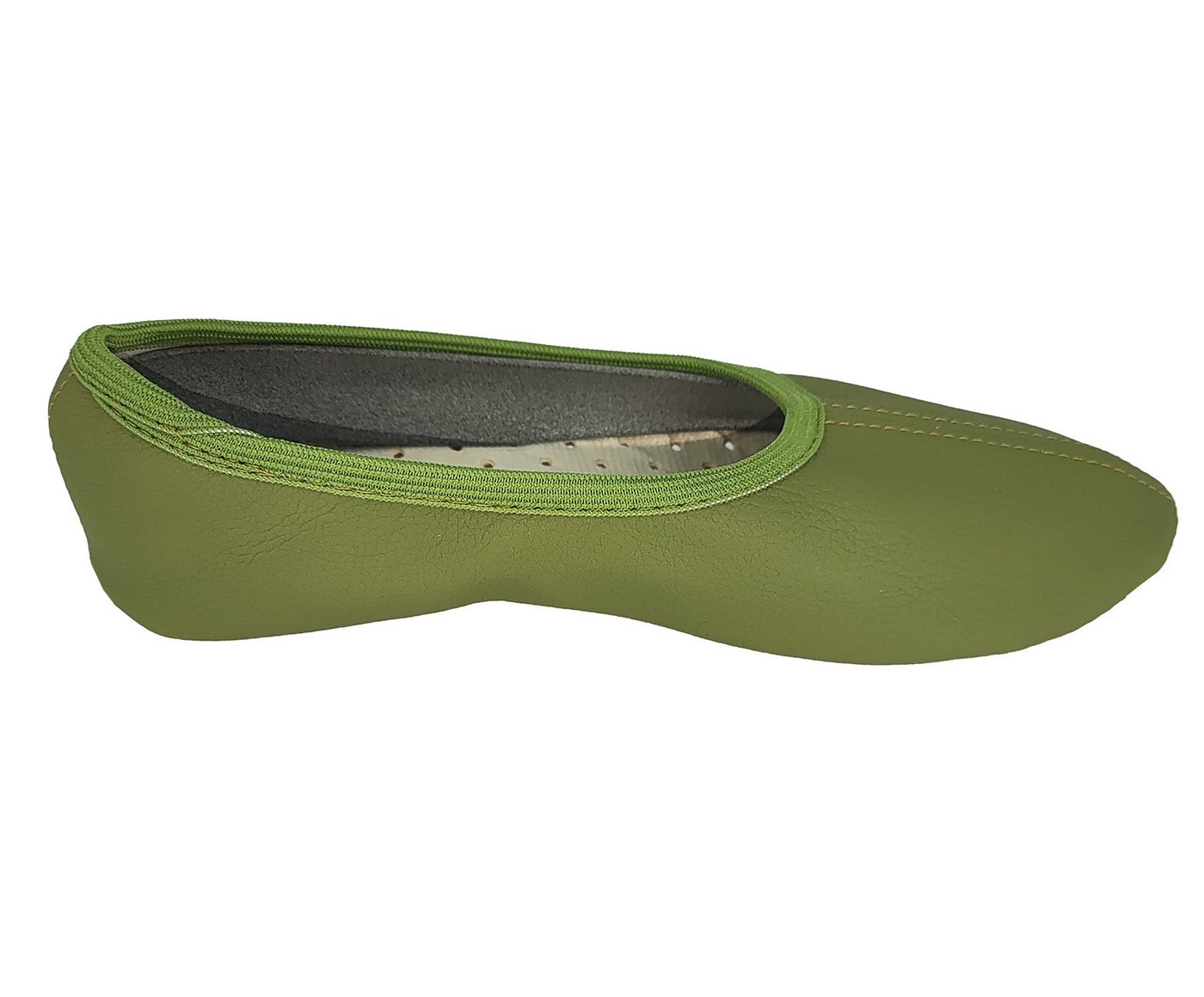 Beck Schläppchen Chance aus veganem Leder, perforierte Gummisohle Gymnastikschuh Sehr robust - perforierte Laufsohle – Bild 5 von 5