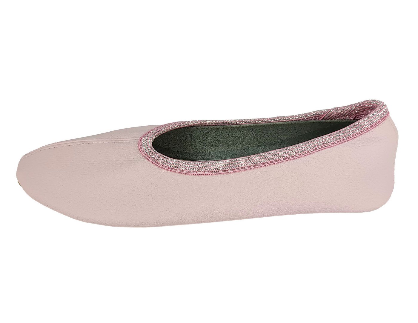 Beck Schläppchen Chance aus veganem Leder, perforierte Gummisohle Gymnastikschuh Sehr robust - perforierte Laufsohle – Bild 4 von 5