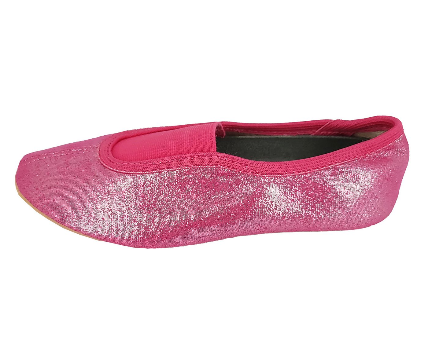 Beck Schläppchen Chic mit Ristgummi, Glanzsatin Gymnastikschuh Mit Ristgummi – Bild 5 von 5