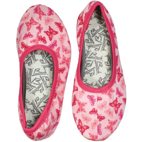 Beck Schläppchen Papillon Gymnastikschuh (Vegan) Hand genäht