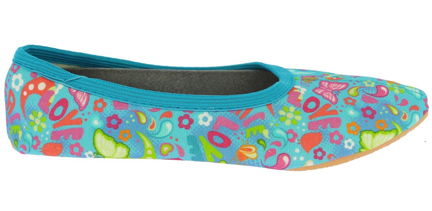Beck Schläppchen Spring Gymnastikschuh (Handgenäht in Erlenbach) rutschfeste Sohle aus Naturkautschuk – Bild 4 von 5