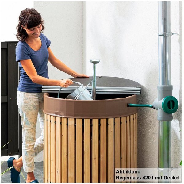 Beckmann Regentonnendeckel Größe 5, für Regenfass 800 l