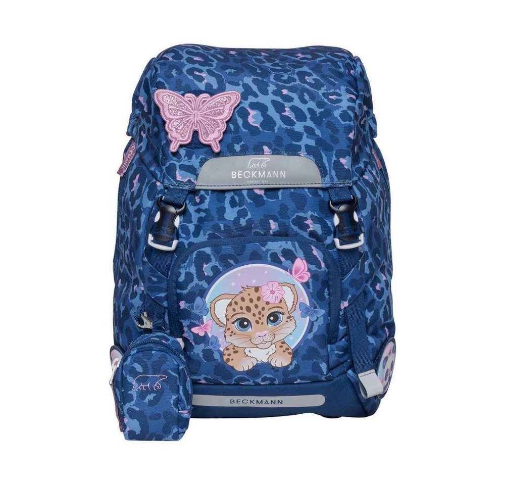 Beckmann Schulranzen Classic (6tlg., inkl. Sportrucksack, Federmäppchen, Schlamperrolle und Buttons) – Bild 3 von 5